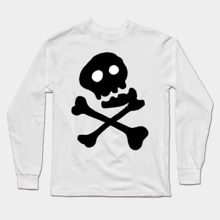 Jolly Roger Skull and Crossbones Tattoo from Anjos arm during the OP opening sequence Long Sleeve T-Shirt